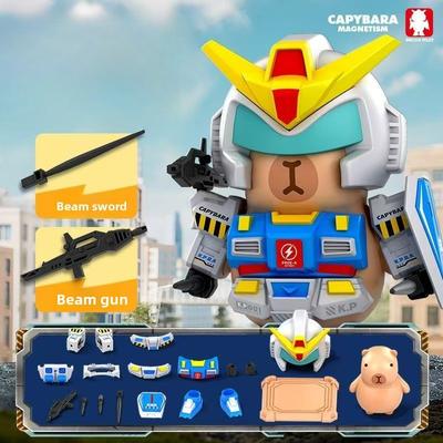 Rx-78-2 Капибара Механическая Броня Набор Сборная Модель Игрушки Магнитные Подвижные Суставы Наборы Роботов Детям Рождественские Хэллоуин Подарки на День Рождения