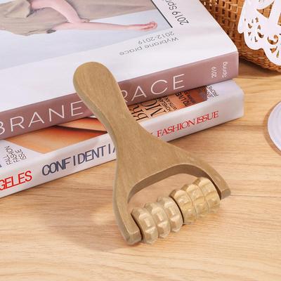 Деревянный массажный ролик Многофункциональный ручной массажер для тела, лица, шеи, триггерных точек