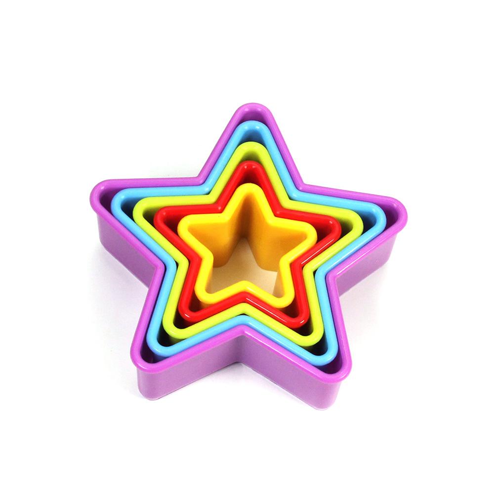 Multi-style Plastic Circle Cookie Cutter, Fondant Cake Biscuit Cutter Mold Tools Set Decorating For Kitchen (Colors May Vary)