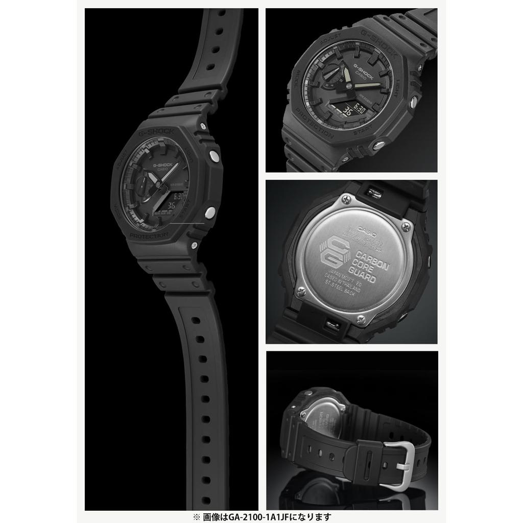 [Casio] Часы G-Shock [Оригинальный отечественный продукт] Carbon Core Guard GA-2100-1A1JF мужские черные
