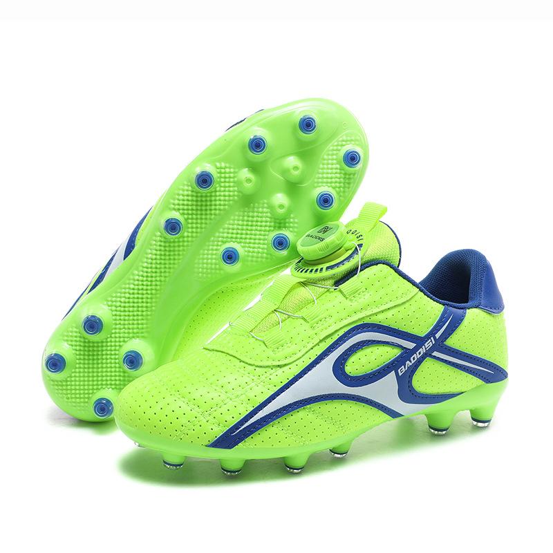 Choose buttons, long nails, broken nails TF youth students outdoor training shoes, children's breathable football shoes