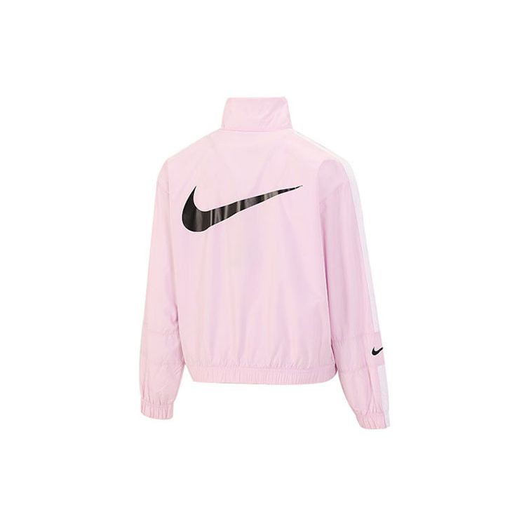 Nike Спортивная одежда Repel Color-Block Свободная тканая куртка Женские куртки Розовые CZ8801-695