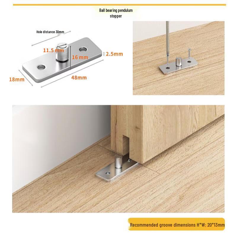 Jundingying Stainless Steel Sliding Door Bottom Guide