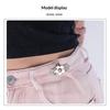 Various Cute Styles No Sew Waist Tightener Buttons Alloy Adjustable for Jeans Skirt Pants Waist Adjustment Accessory