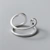 foxanry Полое геометрическое кольцо для женщин, пар, минималистичные вечерние ювелирные аксессуары, подарки