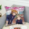 L-Love Live School Idol Наволочка Для Автомобиля Дивана Декоративная Домашняя Двусторонняя Печать Плюшевая Квадратная Подушка Декоративная Подушка Чехол