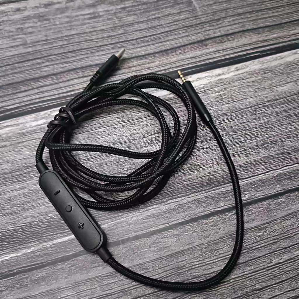 Надежный кабель USB C для гарнитур QC25/QC35/QC35II/QC45/NC700/Y40/Y45/Y50, кабель Type C на 2,5 мм со встроенным микрофоном