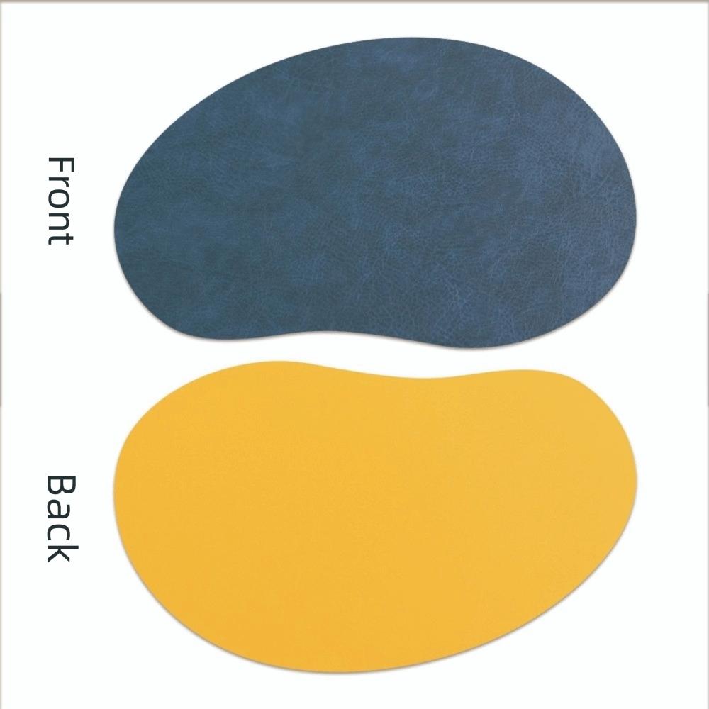 Dual-Sided Placemats Irregular Shape Place Mats Stylish Dinnerware Mats  for Dining Room