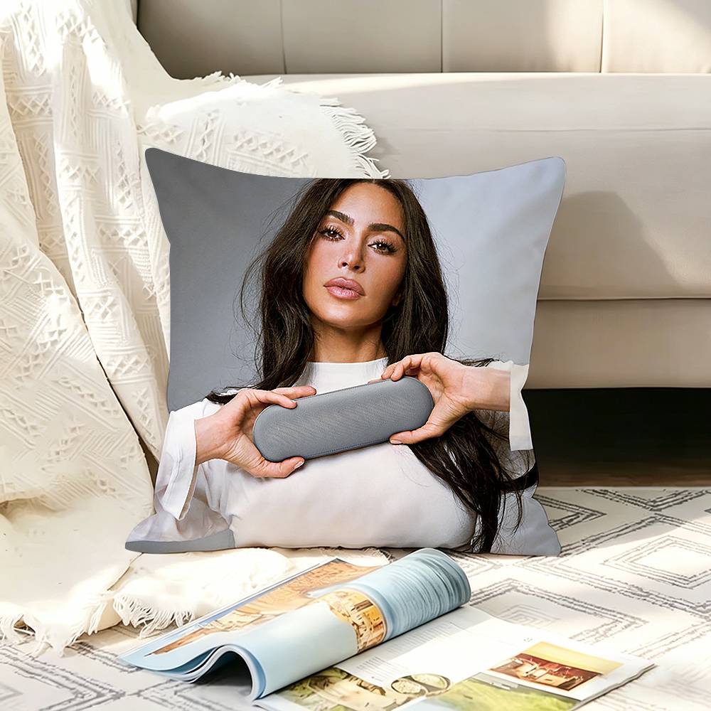 KKim KKardashian SSkims Various Sizes Square Pillow Case For Car Home Bedchamber Decor