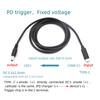 PD2.0 3.0 PD100W Type-C к DC5525 Мужской зарядный кабель для беспроводного маршрутизатора (20V) N