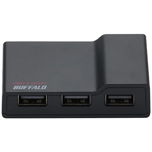 BUFFALO совместимый с ПК/ТВ 4-портовый автономный концентратор черный BSH4A11BK