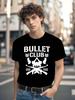 Графическая футболка в стиле хэви-метал Графическая футболка - Bullet Club S...