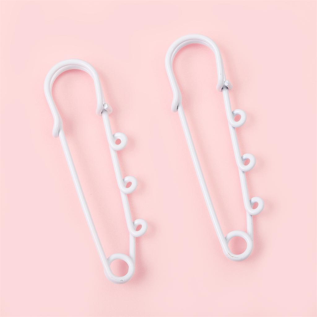 2/5Pcs Colorful 3 Holes Pins Brooch for DIY Making Decorations Clothing Fixator Supplies Accessories