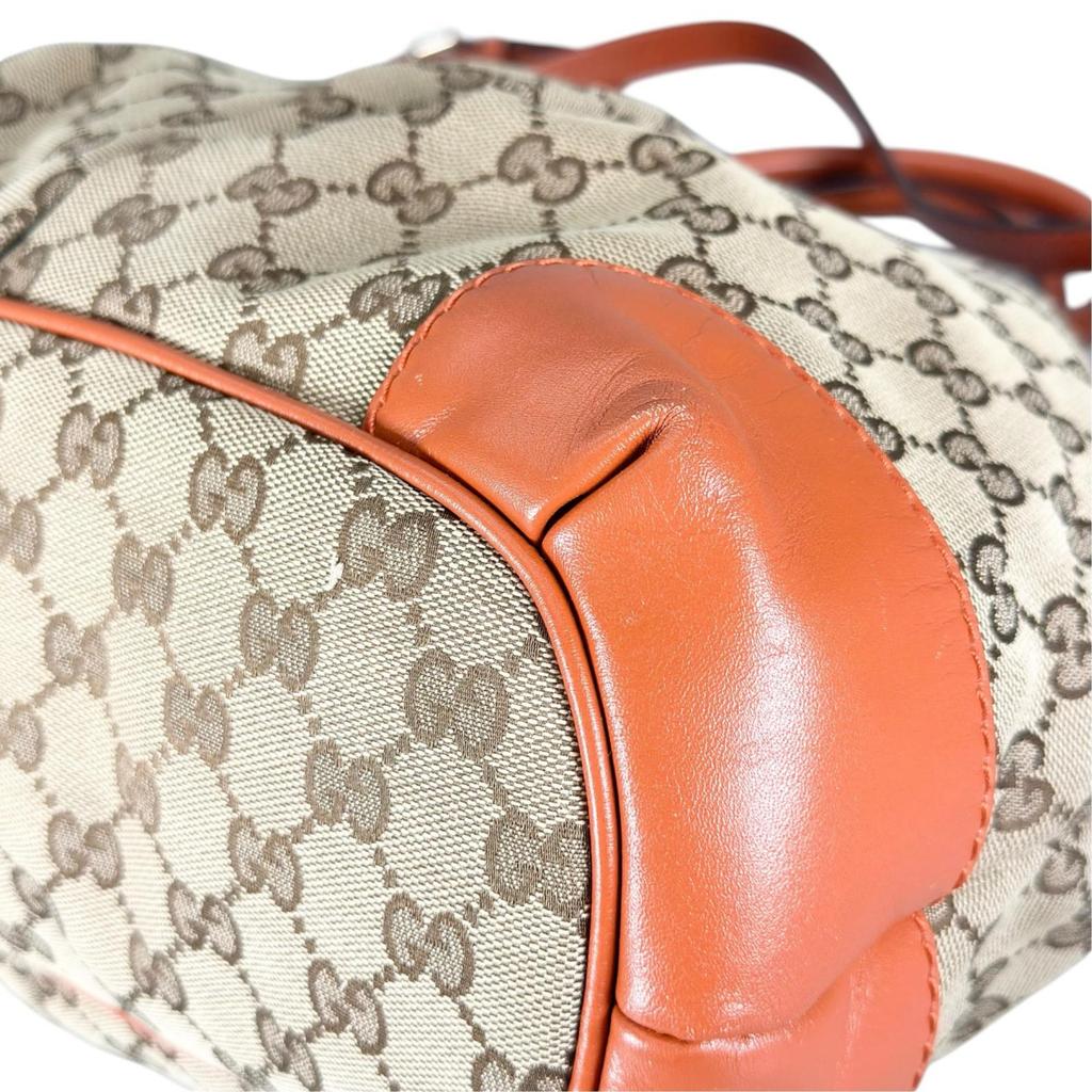 GUCCI Sukey 247902 Handbag Orange Women used