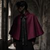 Fantasy Halloween Cloak Retro Gothic Lolita Cape Renaissance Costume  Vintage Occasion