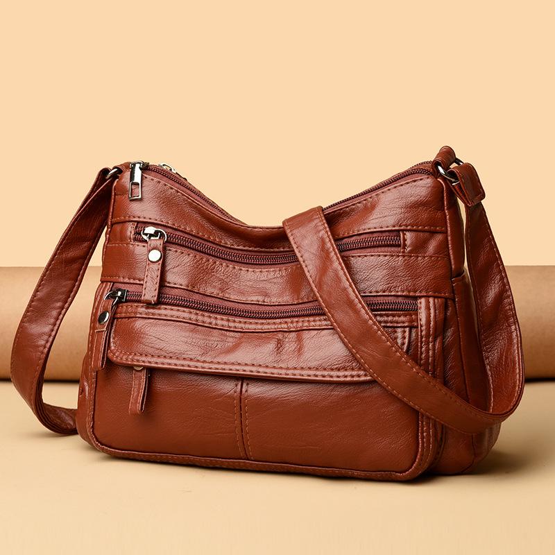 Multi-layer shoulder bag women's new fashion mother bag casual women's messenger tote bag small square bag