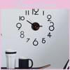 Элегантные настенные часы с цифрами, сделай сам, 3D зеркальная наклейка для стильного декора дома и офиса