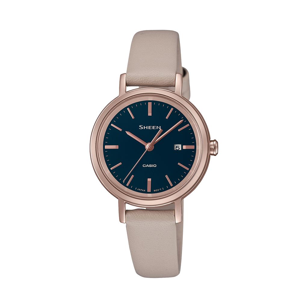 Casio Sheen Women's Stainless Steel 50M Water Resistant Analog Quartz Watch SHS-D300CGC-2A