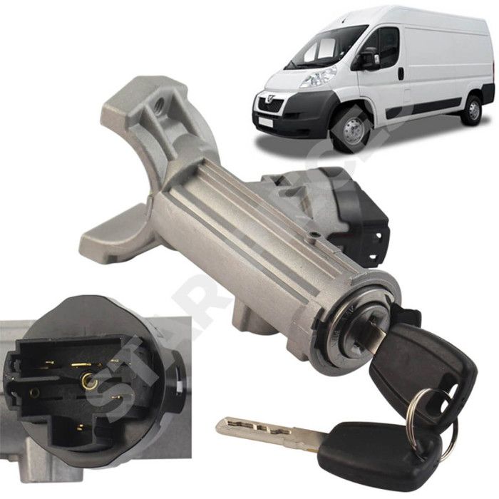 Замок зажигания для Boxer 3, Ducato 3, Jumper 3 (1996-2022) стартерный контактор продается с дубликатом ключей