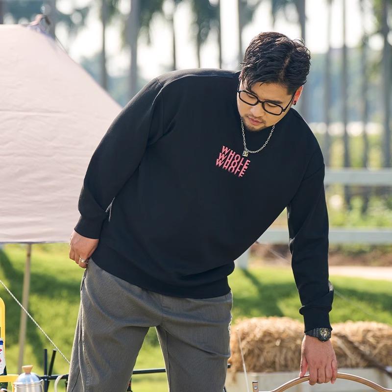 Мужские топы с длинным рукавом из мягкой высококачественной ткани с принтом, устойчивые к сминанию, уличные спортивные повседневные дышащие свободные модные трендовые удобные