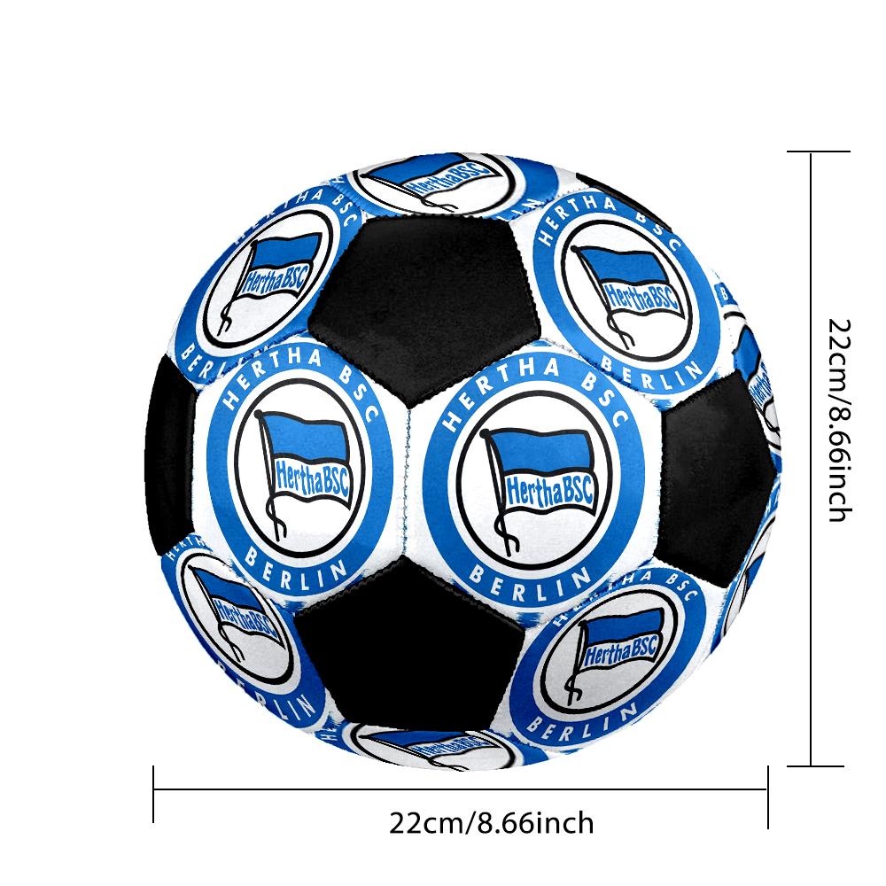 РАЗМЕР 5 Футбольный мяч Hertha BSC Цветной Для всех возрастов Машинная строчка ПВХ Готов к соревнованиям Прочный Высокий отскок