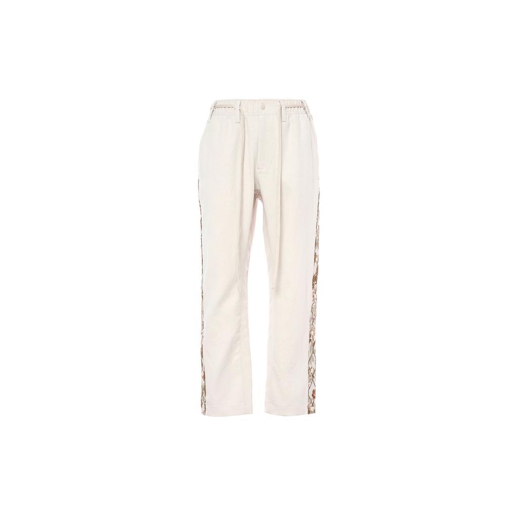 Nike Lace-Up Casual Button Vintage Knitted Sports Pants Men Pants Light-Red Wood-Brown FN2677-104