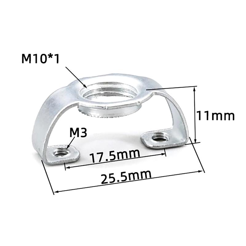 Керамический термостойкий патрон для лампы E27 Gu10 E14 M10, кронштейн с задней поддержкой для патрона освещения