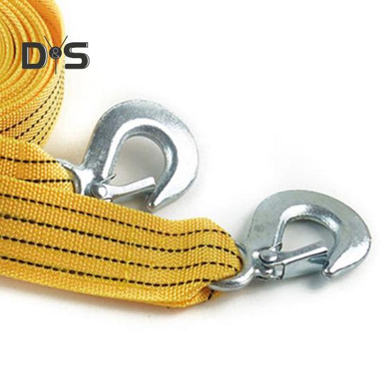 Автомобильный тяговый трос, сверхмощный нейлоновый автомобильный буксировочный трос, прочный аварийный ремень для буксировки автомобиля для транспортных средств