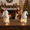 Unpainted Christmas Candle Holder 3D Printed Gnome Shape Candle Holder  Christmas Table Decor