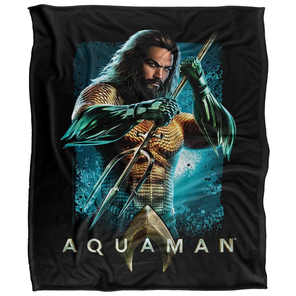 Aquaman Trident Soft Touch Blanket