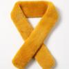 LALA Fur Scarf Petite Yellow