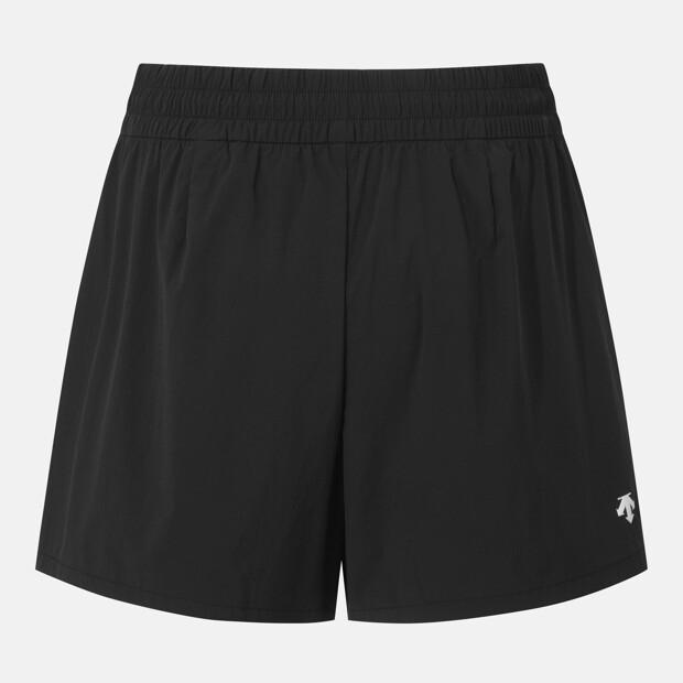 DESCENTE Women'S 4-Inch Inner Leggings Warm-Up Shorts Black Sr122Pwp31