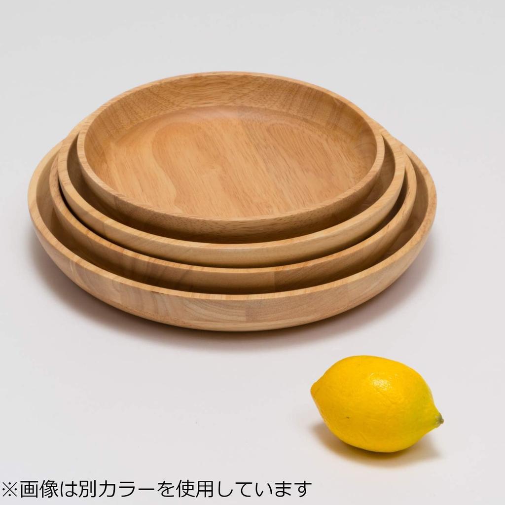 Swanson Shoji Shallow Wood 24cm Diameter x 4cm Made of Acacia Natural Bowl, Brown, Height, Wood, Wood, PS-240B