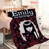 E-Emily the Strange Плед Плед для Дивана Дивана Путешествия Дома Пикника Фланелевый Плед подарок на день рождения Теплый Удобный