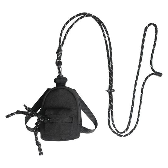 Мини-кошелек на шею с карабином в стиле хип-хоп, изменение формы рюкзака, школьная сумка для монет, сумка для хранения, украшение, подвеска