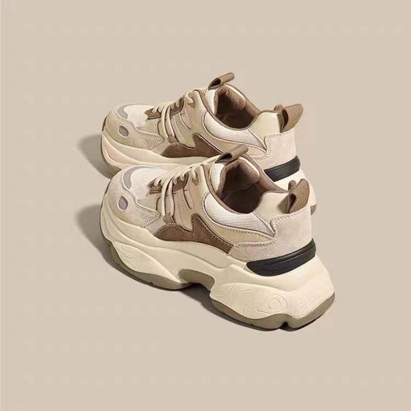 Platform Sneakers Women 2024 New Spring and Autumn Versatile Casual Sports Shoes Women's Shoe Shoes for Women High (5cm-8cm)