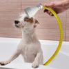 ABS Adjustable Shower Hose Flexible Silicone Adapter Elastic Hose  Bathroom Sink