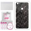 apgo Protective Skin Sticker for the Back Compatible with Vivo X6S Plus, Wrap Film, Foil, Vinyl - Pattern Carbon Black Pixel