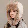 Теплая шапка с ушками, плюшевая шапка-бини, новые шапки для защиты ушей, зима