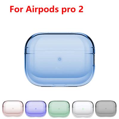 Прозрачный силиконовый чехол для Airpods Pro 2 2024 Прозрачный мягкий чехол из ТПУ с веревкой Аксессуары для наушников для Apple Airpod Pro 2