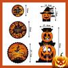 Halloween Pumpkin Multi Layer Cake Stand Paper Dessert Tray Party Snack Display Holder Ghost Festival Table Decor Supplies