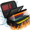 Waterproof File Organizer Box Zipper Accordion File Folder Important Document Organizer  Office