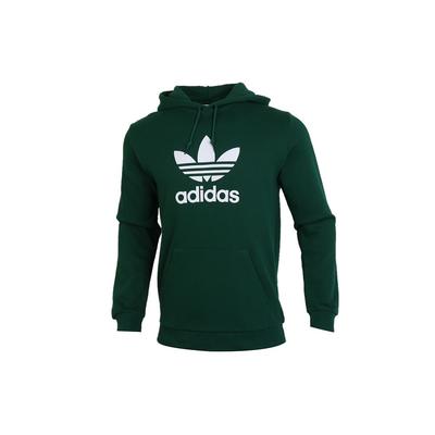 adidas Originals Trefoil Hoodie Pullover Мужские толстовки зеленого цвета GJ8300