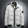 Мужская куртка большого размера с подкладкой, осенне-зимняя, свободная, повседневная, с толстой подкладкой, мужская