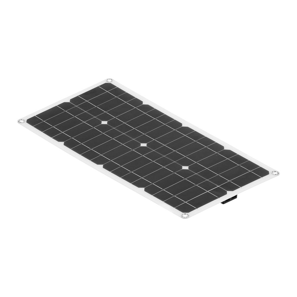 40W Polycrystalline Silicon Solar Panel Flexible Solar Panel Charger Dual USB Output for Laptop Car