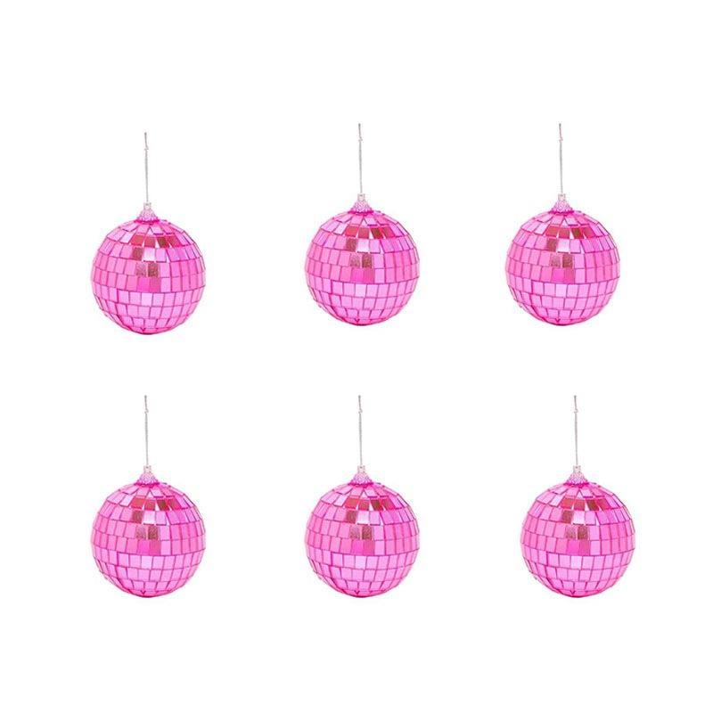 12 шт. 3 см Зеркальный шар Диско-шар Сценический свет Светоотражающий Вращающийся Ярко-серебристый Стеклянный шар Свадебная вечеринка Рождество Дом KTV Декор