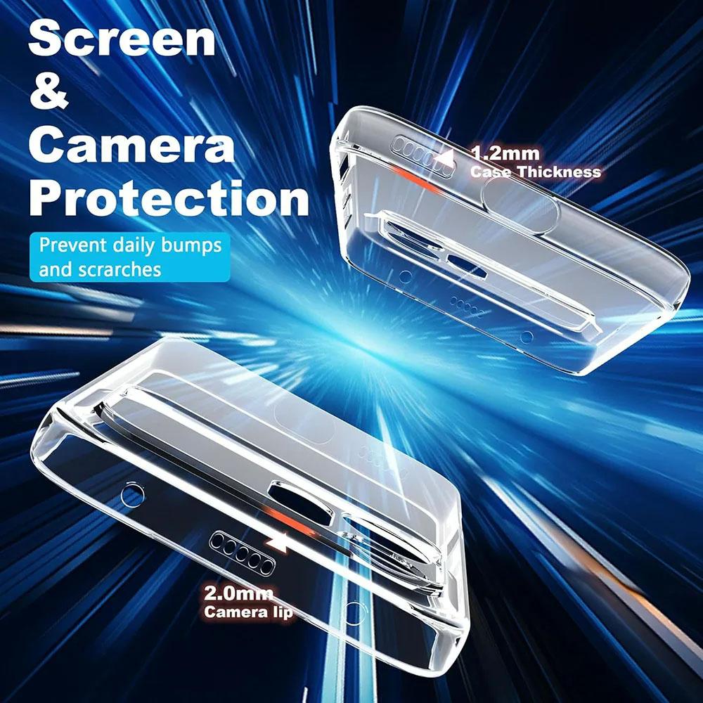 Ultra Thin Clear TPU Silicone Case for Honor 600 400 200 Lite Pro 5G Shockproof Anti-Yellow Protective Cover