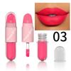 Double Head Matte Lipstick Lip Gloss Red Lipstick Waterproof Long Lasting For Halloween Masquerade COSPLAY Party Makeup Valentine's Day Gifts