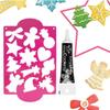 Christmas Cookie Cutter Sheet + Black Icing Pen