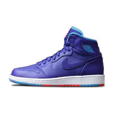 Детские кроссовки Air 1 Retro High GS Deep Royal Blue Deep-Royal-Blue Blue-Lagoon-Infrared-23 705300-433